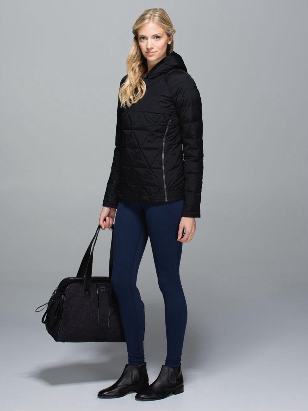 Lululemon 4 Black Fluffed Up Pullover
